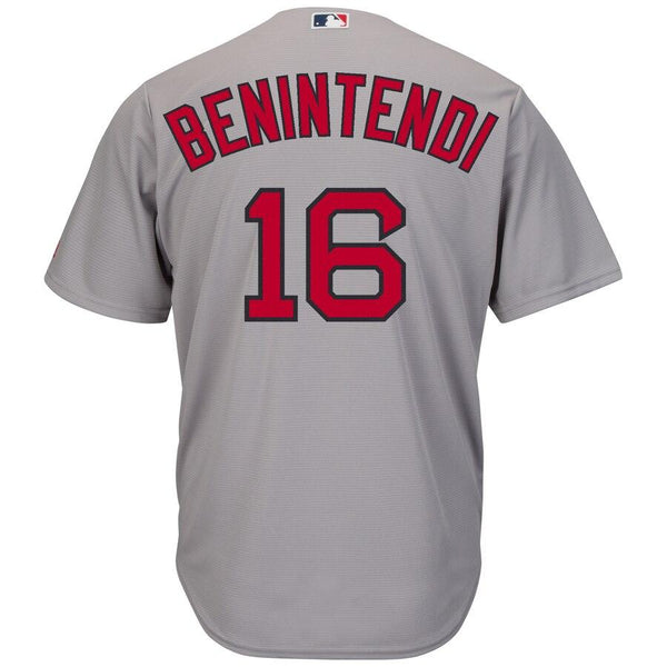 Andrew Benintendi Boston Red Sox Majestic Road Official Cool Base Replica Player Jersey - Gray 2019