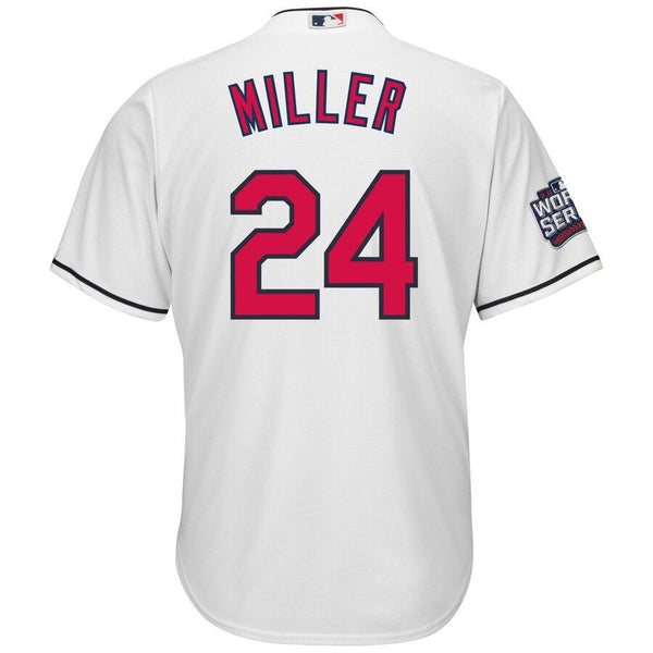 Andrew Miller Cleveland Indians Majestic 2016 World Series Bound Cool Base Jersey - White 2019