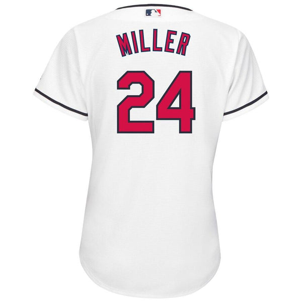 Andrew Miller Cleveland Indians Majestic Women's Home Cool Base Jersey - White 2019