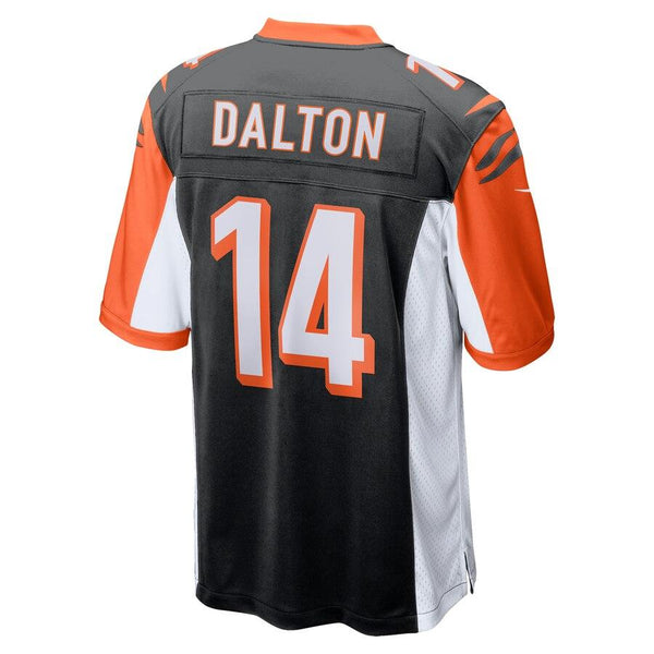Andy Dalton Cincinnati Bengals 50th Anniversary Patch Game Jersey - Black 2019
