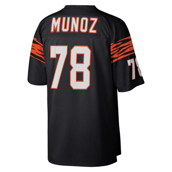 Anthony Munoz Cincinnati Bengals Mitchell &amp; Ness 1989 Retired Player Replica Jersey - Black 2019