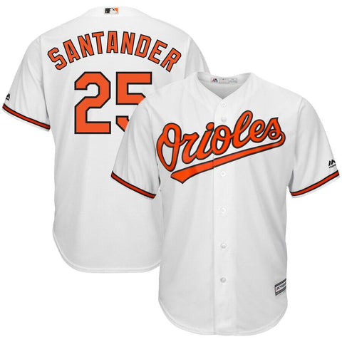 Anthony Santander Baltimore Orioles Majestic Home Cool Base Player Jersey – White 2019