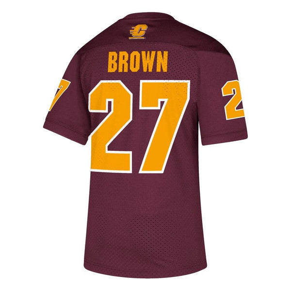 Antonio Brown Central Michigan Chippewas  NFLPA Alumni Chase Replica Jersey - Maroon 2019