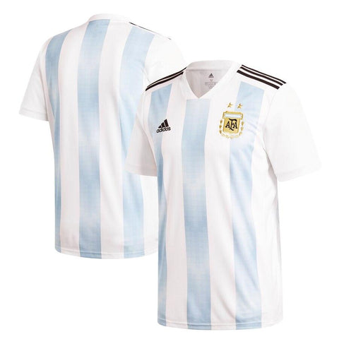 Argentina National Team Home Replica Blank Jersey - White 2019