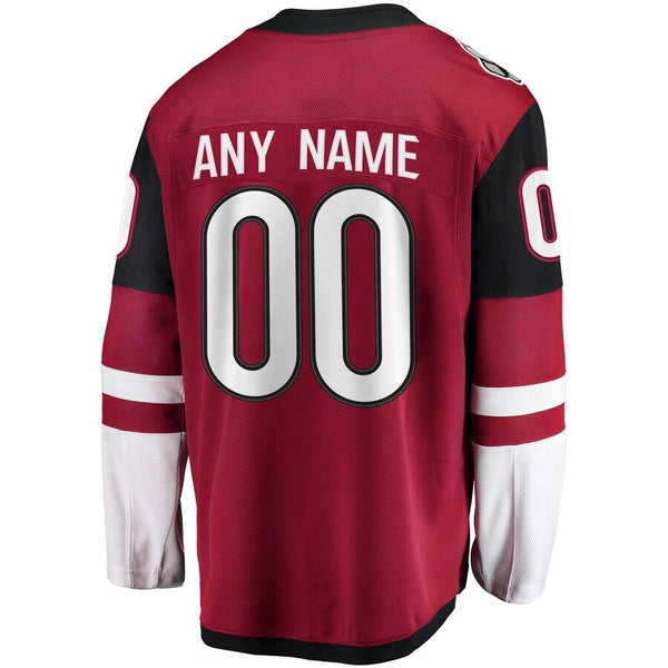Arizona Coyotes Home Breakaway Custom Jersey - Red 2019