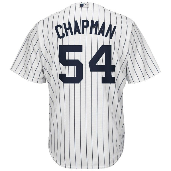 Aroldis Chapman New York Yankees Majestic Cool Base Home Player Jersey - White 2019