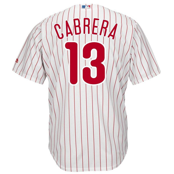 Asdrubal Cabrera Philadelphia Phillies Majestic Home Official Cool Base Player Jersey - White 2019
