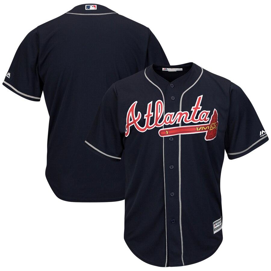 Atlanta Braves Majestic 2019 Alternate Official Cool Base Team Jersey - Navy 2019