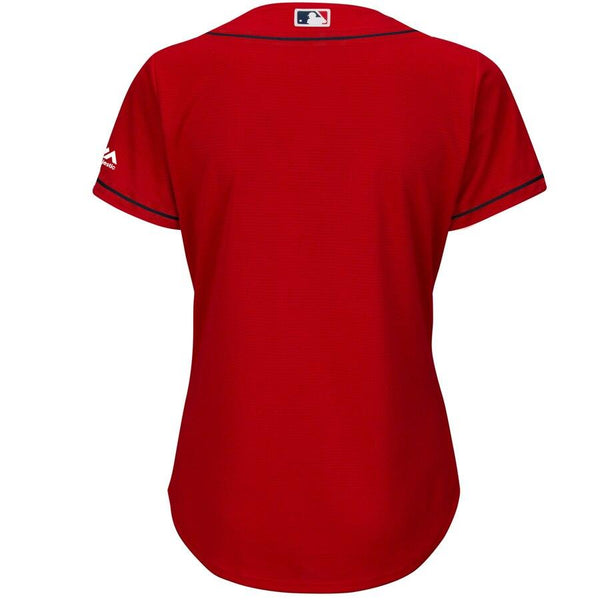 Atlanta Braves Majestic Women's 2019 Alternate Cool Base Team Jersey - Scarlet 2019