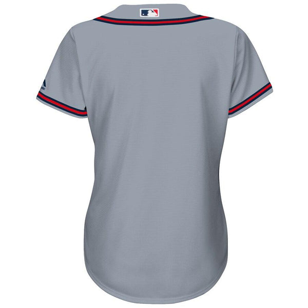 Atlanta Braves Majestic Women's 2019 Road Cool Base Team Jersey – Gray 2019