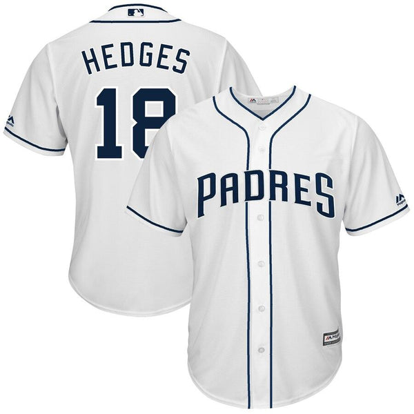 Austin Hedges San Diego Padres Majestic Home Cool Base Jersey - White 2019