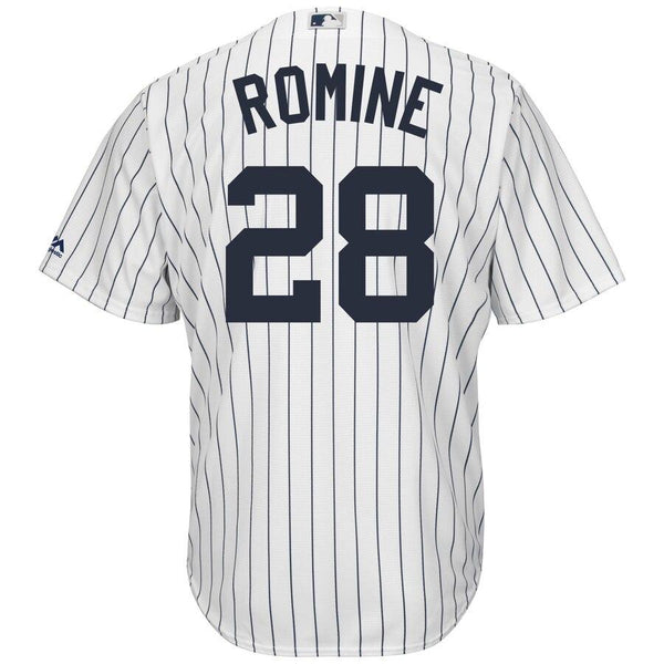Austin Romine New York Yankees Majestic Home Cool Base Replica Player Jersey - White 2019