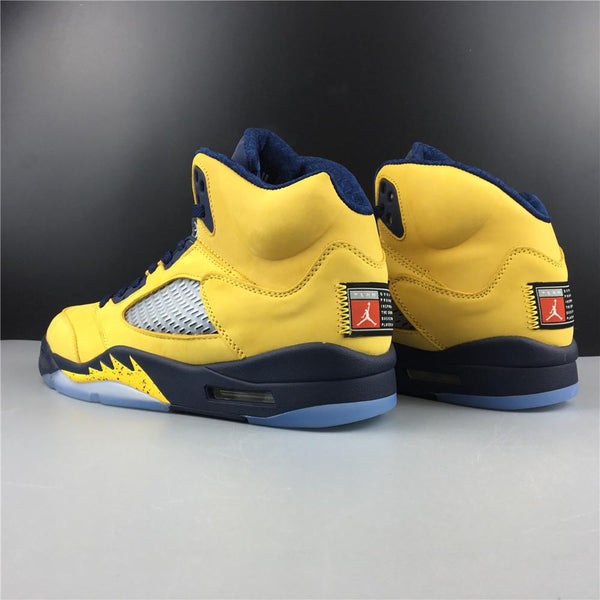 Nike Air Jordan 5 Retro 'Michigan' Men Shoes Sale Sneaker Size US 7, 8, 8.5, 9, 10, 11, 12, 13