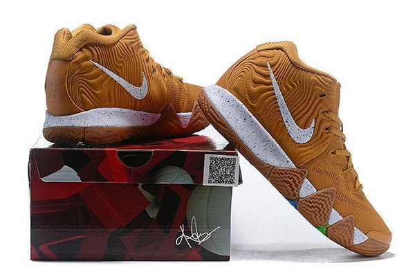 Nike Kyrie 4 "Wheat" Basketball Shoes Sneaker Sale Size US 7,8,8.5,9.5,10,11,12