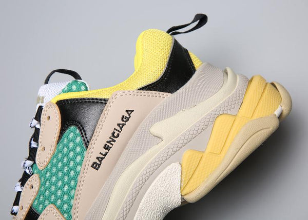 Balenciaga Triple S Trainer 2.0 'Green Yellow'  Shoes Sneaker Sale Men Women Size 35-45