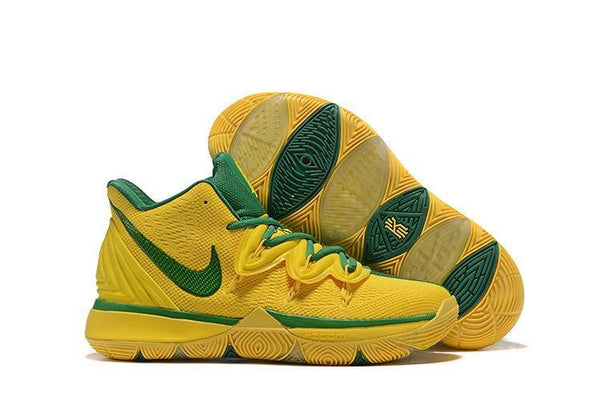 Kyrie 5 Yellow Green Basketball Shoes Men Sale Size US 7,8,8.5,9.5,10,11,12