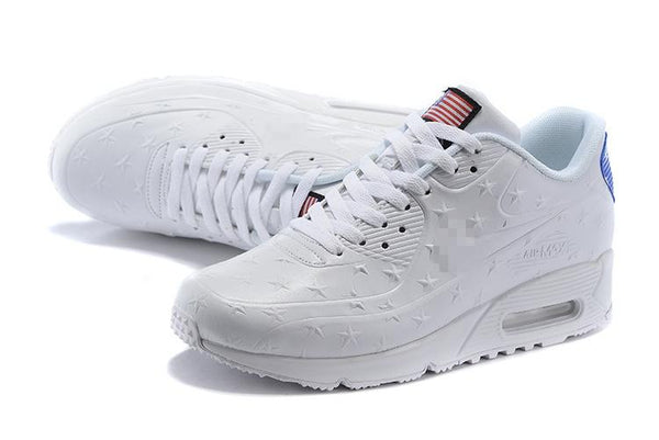 Nike Air Max 90 'Independence Day White' Shoes Sneaker Sale Men Size US 7, 8, 8.5, 9, 10, 11