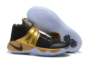 Nike Kyrie 2 Black Gold Men Basketball Shoes Sale Size US 7,8,8.5,9.5,10,11,12