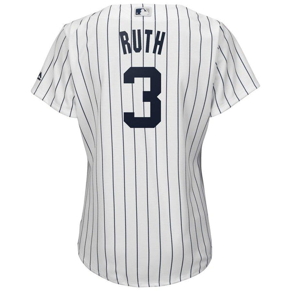 Babe Ruth New York Yankees Majestic Women's Cool Base Player Jersey - White 2019