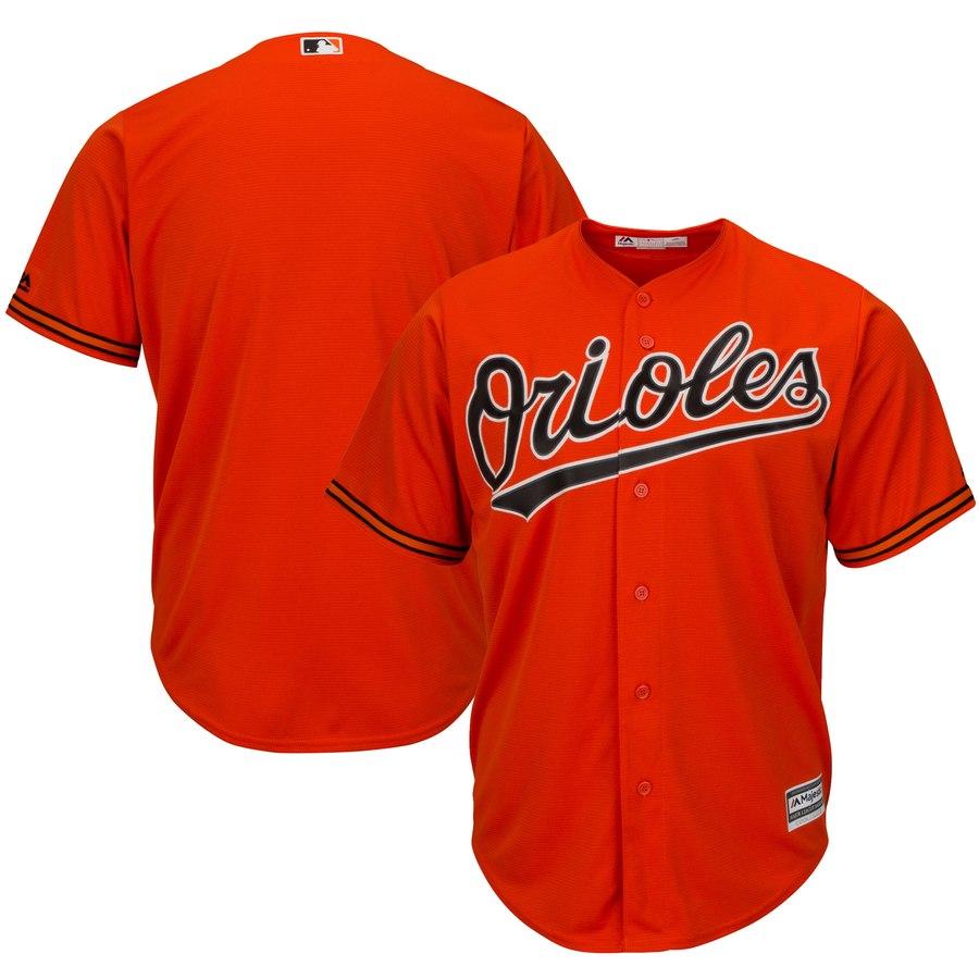 Baltimore Orioles Majestic Official Cool Base Team Jersey - Orange 2019
