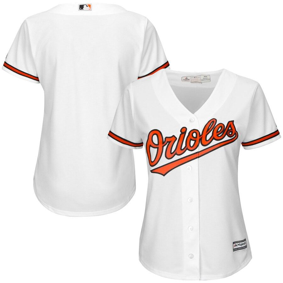 Baltimore Orioles Majestic Women's Cool Base Jersey - White 2019