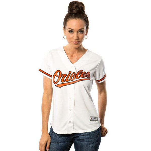 Baltimore Orioles Majestic Women's Cool Base Jersey - White 2019