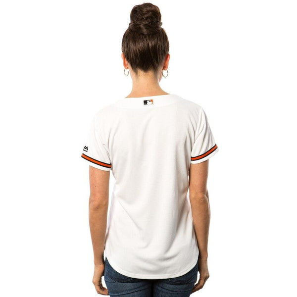 Baltimore Orioles Majestic Women's Cool Base Jersey - White 2019