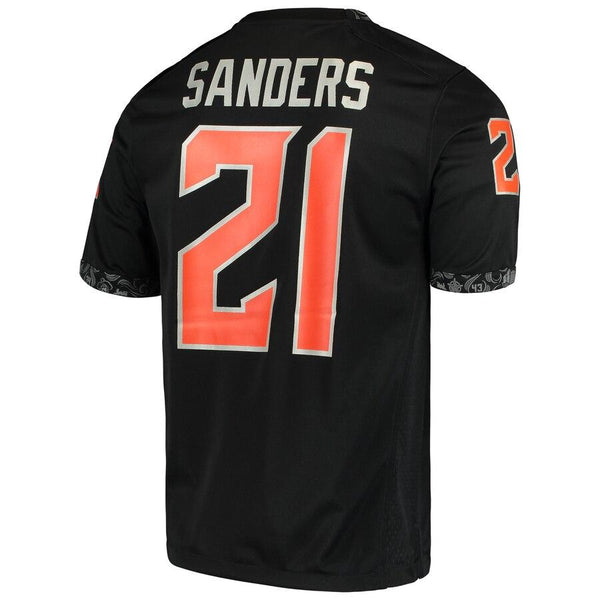 Barry Sanders Oklahoma State Cowboys Alumni Player Jersey – Black 2019