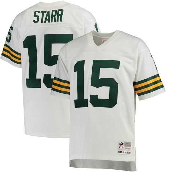 Bart Starr Green Bay Packers Mitchell &amp; Ness Replica Retired Player Jersey - White 2019
