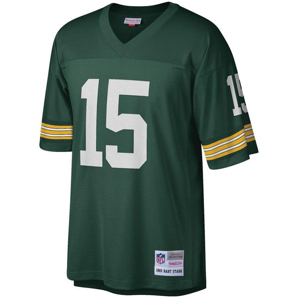 Bart Starr Green Bay Packers Mitchell &amp; Ness Retired Player Vintage Replica Jersey - Green 2019