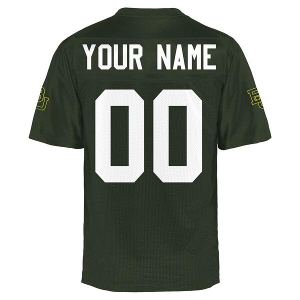 Baylor Bears Personalized Football Name &amp; Number Jersey - Green 2019