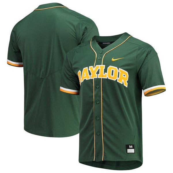 Baylor Bears Vapor Untouchable Elite Full-Button Replica Baseball Jersey - Green 2019