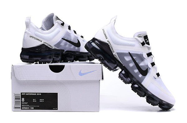Nike Air Vapormax 2019  'White Black' Shoes Sneakers Men Women Sale Size US 7, 8, 8.5, 9, 10, 11