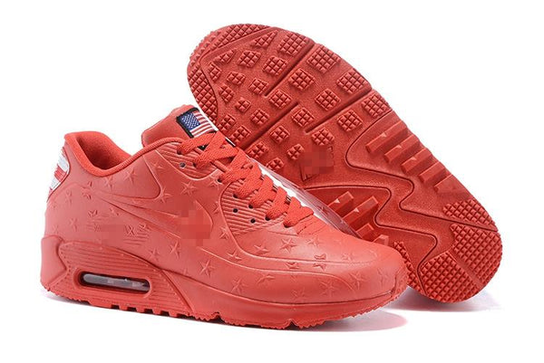 Nike Air Max 90 'Independence Day Red' Shoes Sneaker Sale Men Size US 7, 8, 8.5, 9, 10, 11
