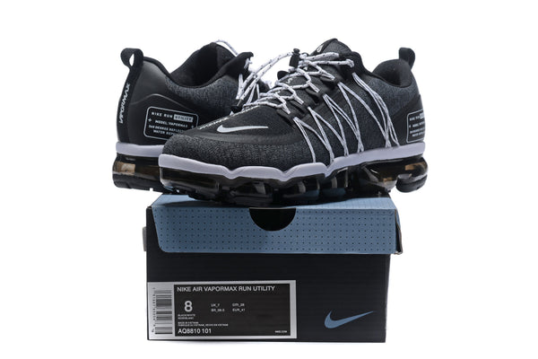 Nike Air Vapormax Run Utility Black White Shoes Sneakers Men Sale Size US 7, 8, 8.5, 9, 10, 11