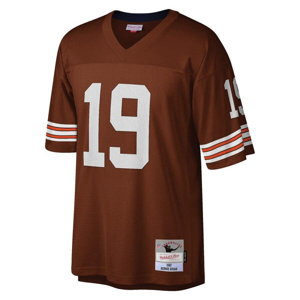 Bernie Kosar Cleveland Browns Mitchell &amp; Ness 1987 Retired Player Replica Jersey - Brown 2019