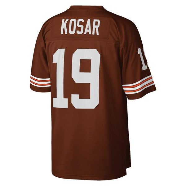 Bernie Kosar Cleveland Browns Mitchell &amp; Ness 1987 Retired Player Replica Jersey - Brown 2019
