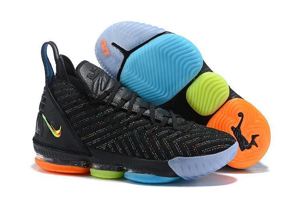 Nike Lebron XVI 16 EP Black Blue Men Shoes Sale Size US7,8,8.5,9,10,11,12