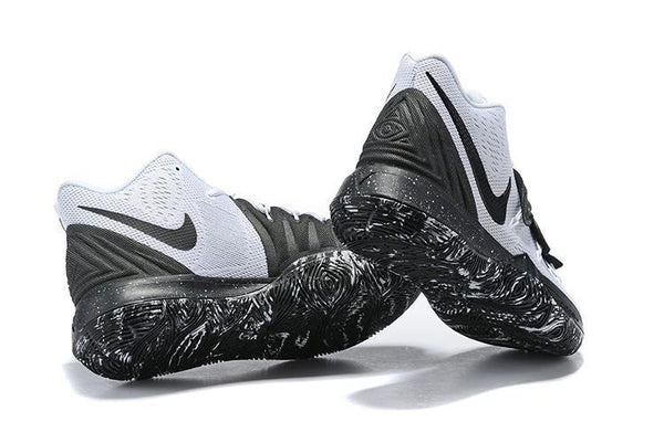 Kyrie 5 'Cookies and Cream' Black White Basketball Shoes Men Sale Size US 7,8,8.5,9.5,10,11,12