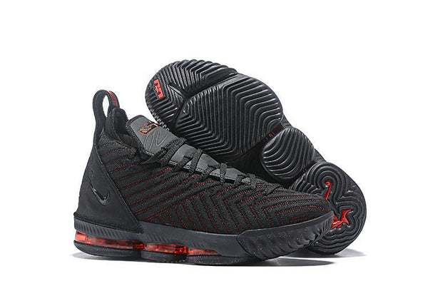 Nike Lebron XVI 16 EP Black Red Men Shoes Sale Size US7,8,8.5,9,10,11,12