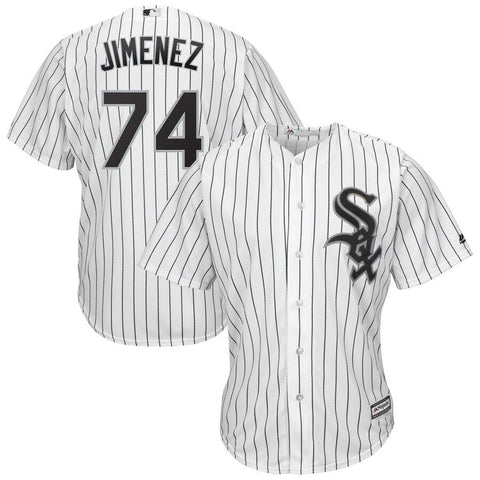 Eloy Jimenez Chicago White Sox Majestic Home Cool Base Player Replica Jersey – White/Black 2019