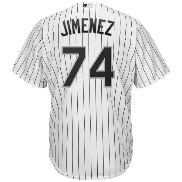 Eloy Jimenez Chicago White Sox Majestic Home Cool Base Player Replica Jersey – White/Black 2019