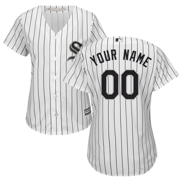 Chicago White Sox Majestic Women's Home Cool Base Custom Jersey - White/Black 2019