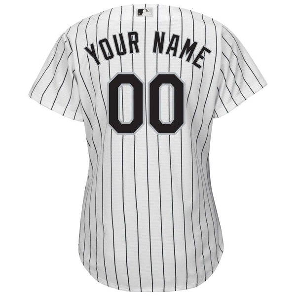 Chicago White Sox Majestic Women's Home Cool Base Custom Jersey - White/Black 2019
