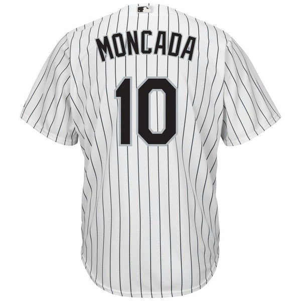 Yoan Moncada Chicago White Sox Majestic Home Official Cool Base Replica Player Jersey - White/Black 2019