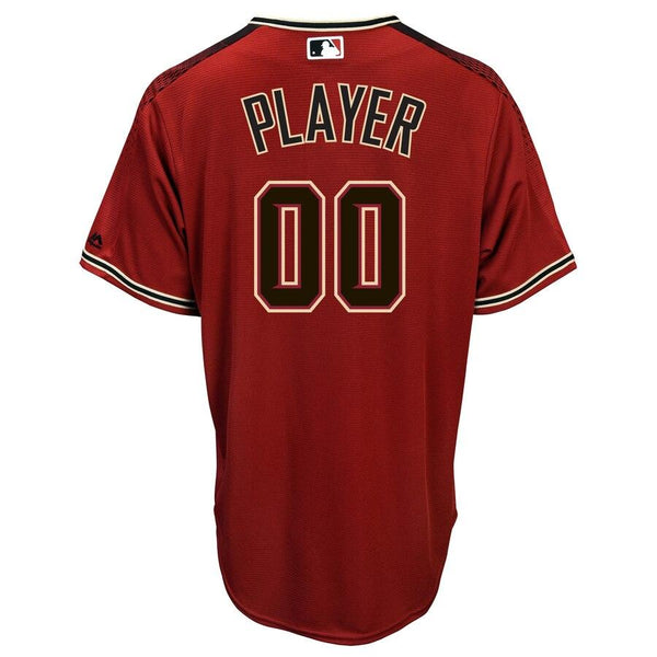 Arizona Diamondbacks Majestic Cool Base Custom Jersey - Sedona Red/Black 2019