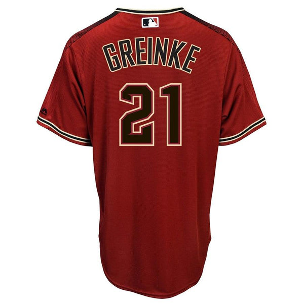 Zack Greinke Arizona Diamondbacks Majestic Official Cool Base Player Jersey - Sedona Red/Black 2019