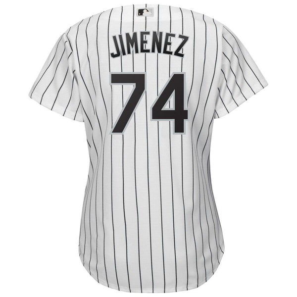 Eloy Jimenez Chicago White Sox Majestic Women's Cool Base Player Jersey – White/Black 2019