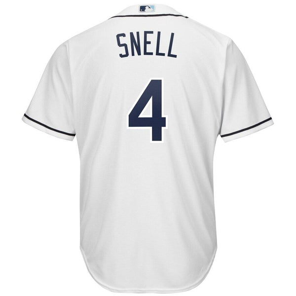 Blake Snell Tampa Bay Rays Majestic Home Official Cool Base Player Jersey - White 2019