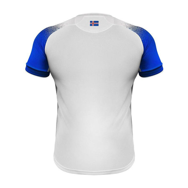 Iceland National Team Away Replica Jersey – White/Blue 2019